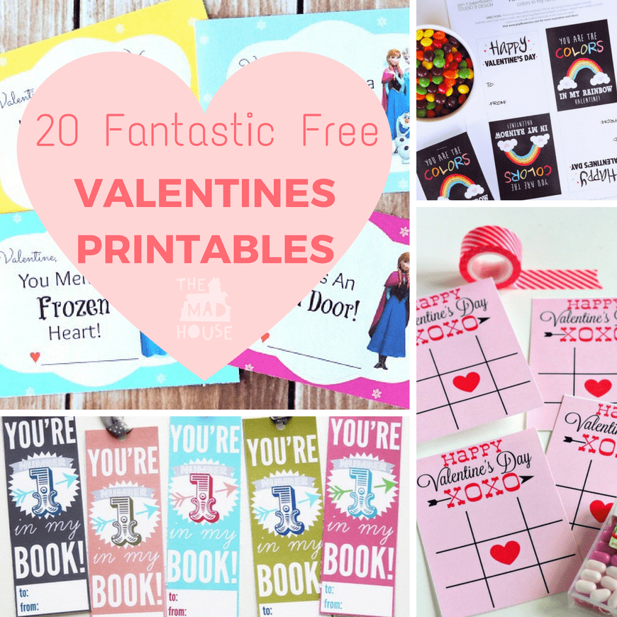 20 Free Valentines Printables