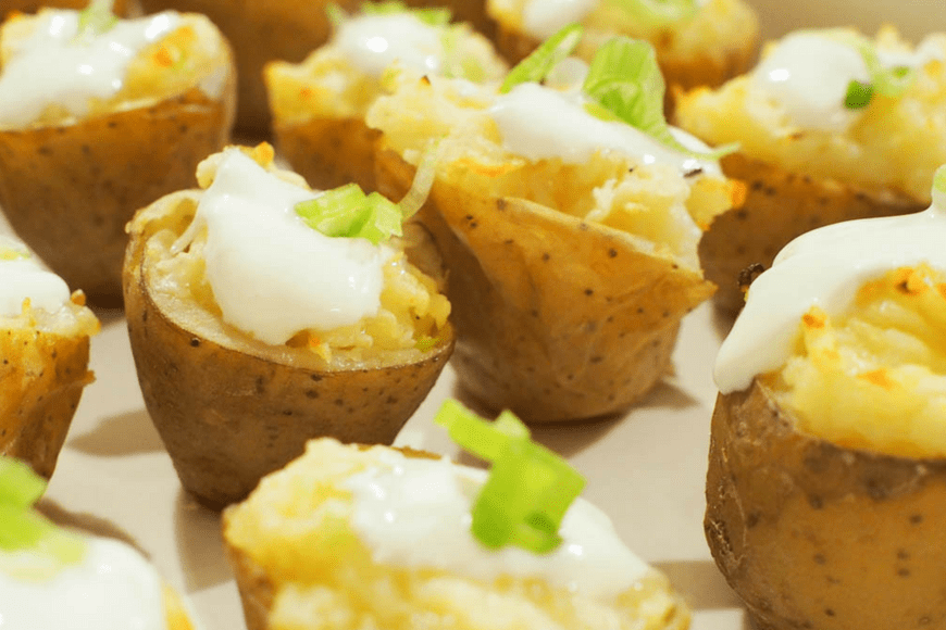 Twice Baked Potato Bites - Cooking with kids