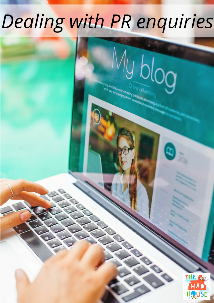 Blogger Basics - Hints and tips for dealing with PR enquiries as a blogger from the multi award winning #1 UK parenting blogger.