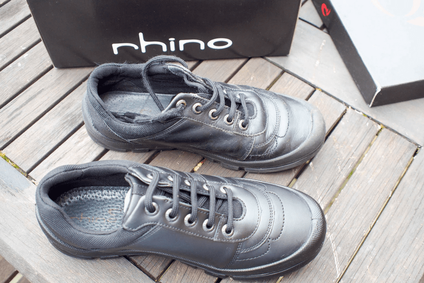 Senior Boys Startrite Rhino Lace Up Leather School Shoes Rhino Sherman