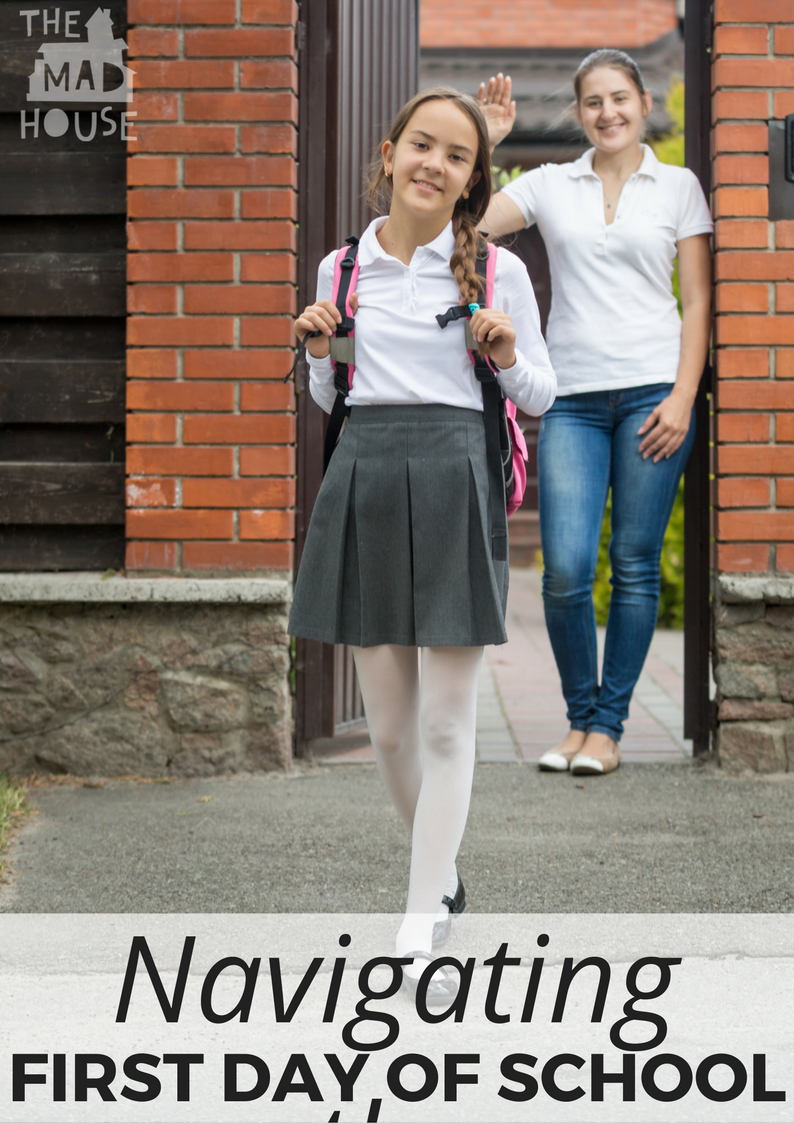 How to navigate the first day of school, whether it be their first ever day or their first day back or the transition to senior school. 