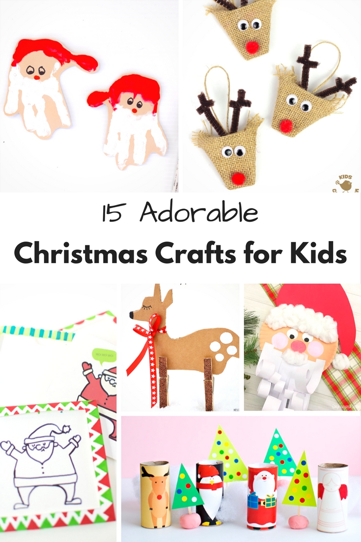 'Tis the season for some easy Christmas crafts for kids, including Christmas trees, Santa and his reindeer. Perfect for school fairs or advent.