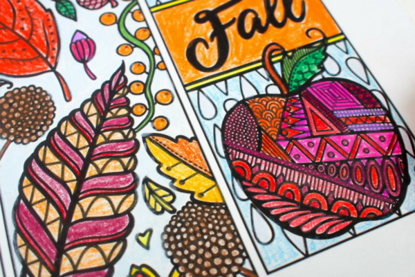 Free Printable Autumn Bookmarks to Colour | Mum In The Madhouse