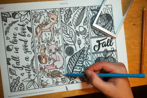 Free Printable Autumn Bookmarks to Colour | Mum In The Madhouse