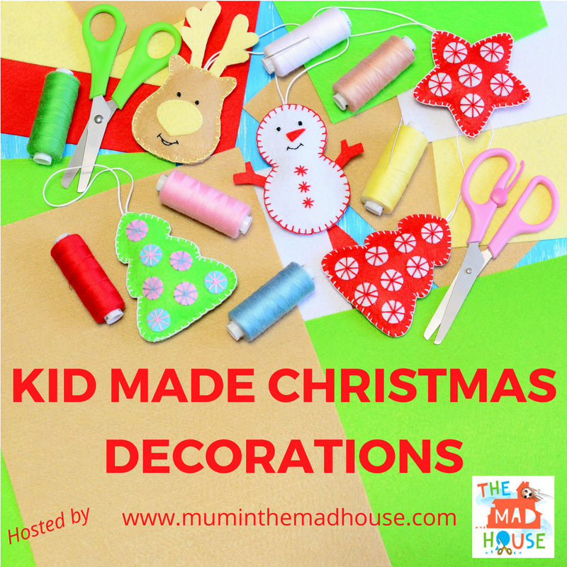  am delighted to be sharing with you a 30 days of fantastic Christmas decorations all made by children, along with full instructions for making them with your own children.