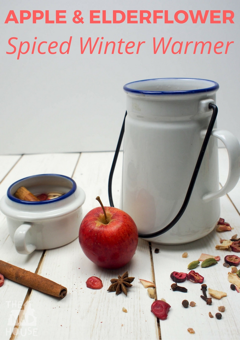 Apple and Elderflower Spiced Winter Warmer - Two Fabulous recipe to make a Non-alcoholic Drink for Adults that are delicious and satisfying using apple and elderflower.
