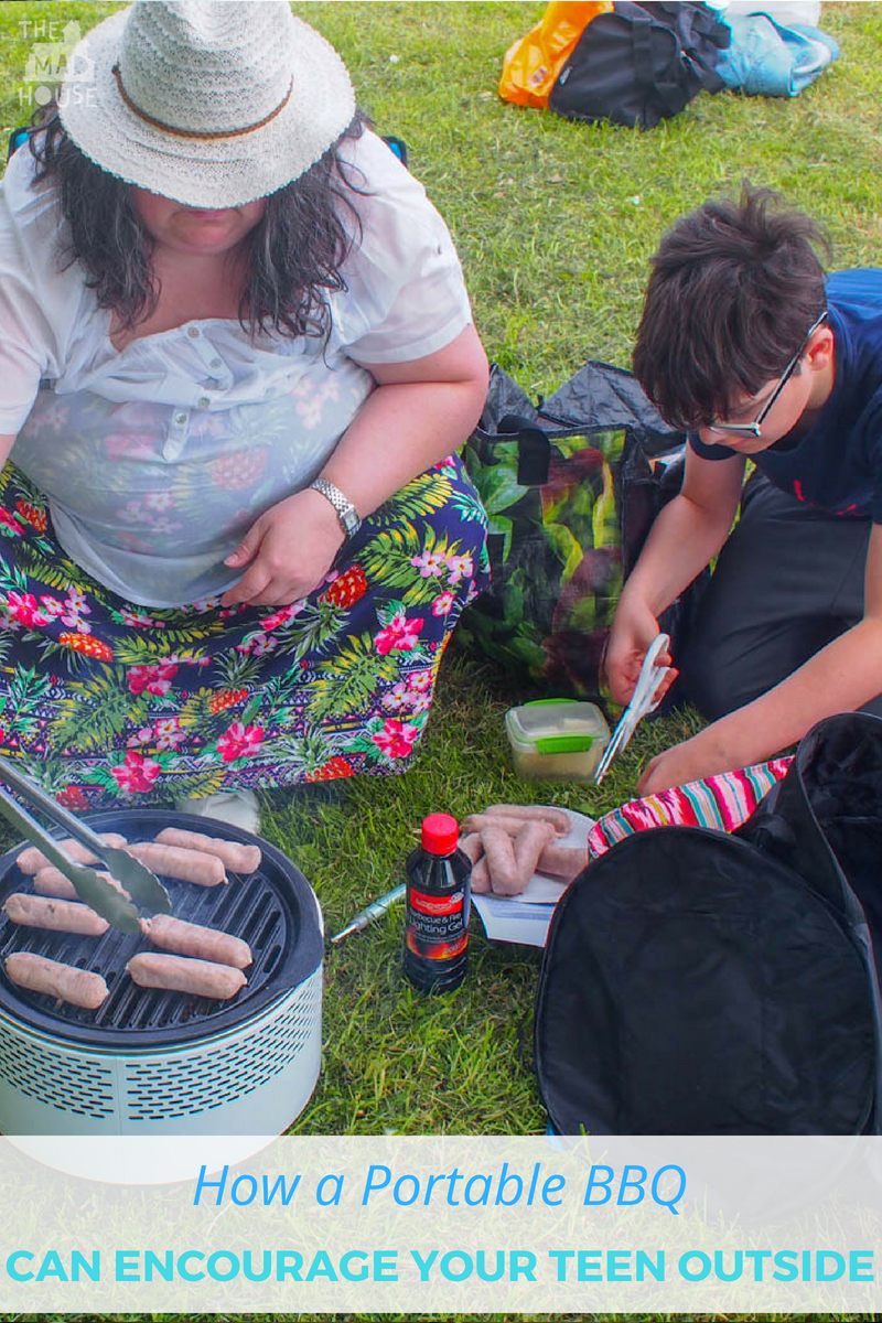 How a portable BBQ can encourage your teens outside