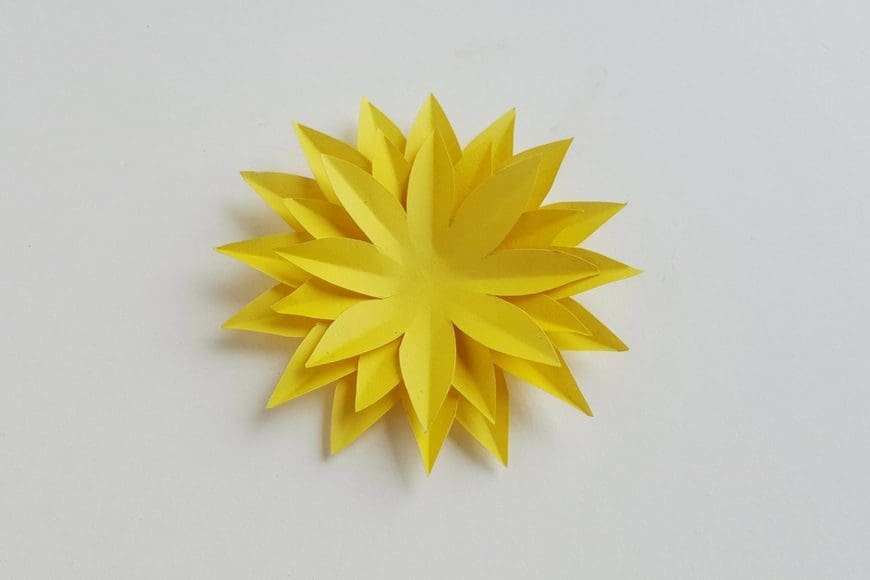 Paper Sunflower Craft
