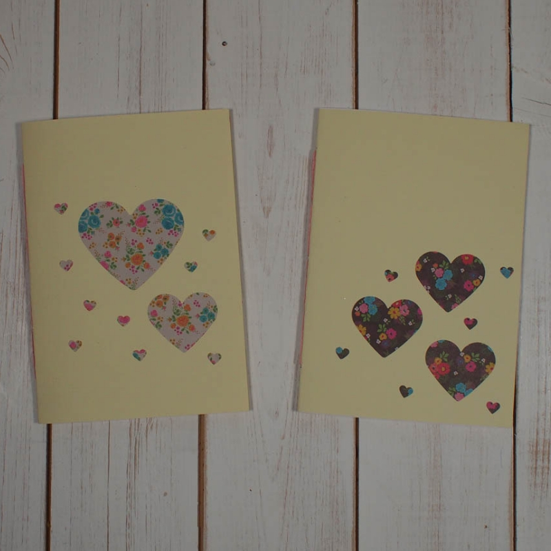 How to make DIY Heart Notebooks
