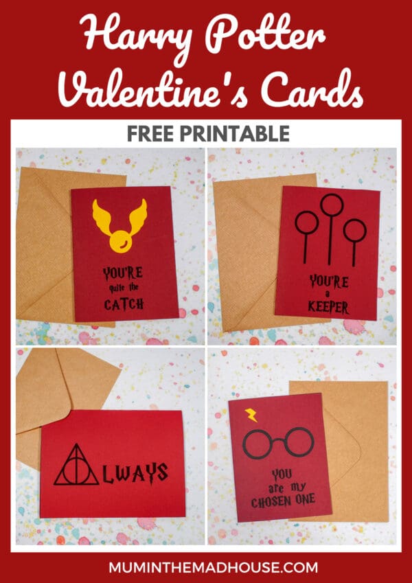 Harry Potter Valentines Cards - Free Printables - Mum In The Madhouse