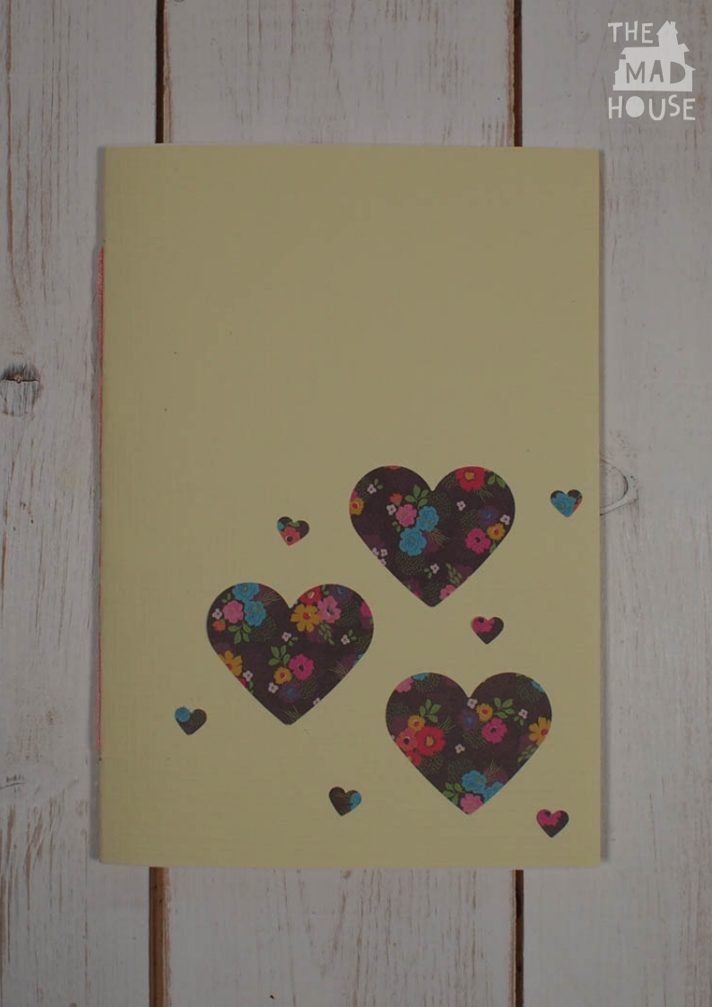 These DIY Notebooks are fabulous homemade gifts, perfect for valentines or mothers day. Learn how to make fabulous DIY Notebooks using simple japanese book binding.  