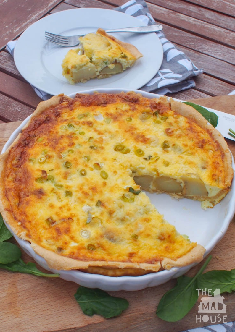 New potato, spring onion & cheddar quiche is one of those fabulous recipes that is all about quality home cooking that everyone can enjoy and anyone can make.