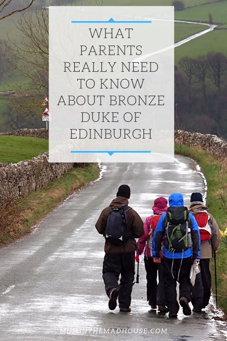 What parents really need to know about Bronze Duke of Edinburgh!