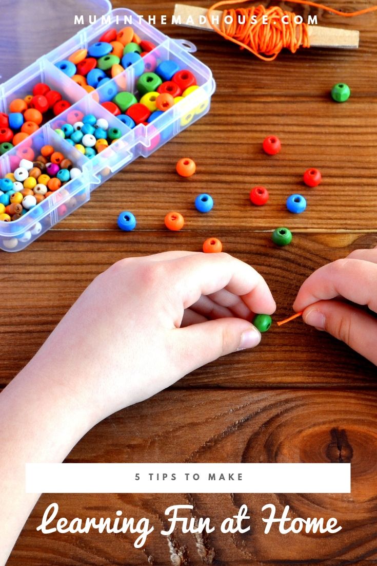 Simple and easy tips to make learning fun at home.  Children love to learn and don't even know they are when they are having fun and learning through play.