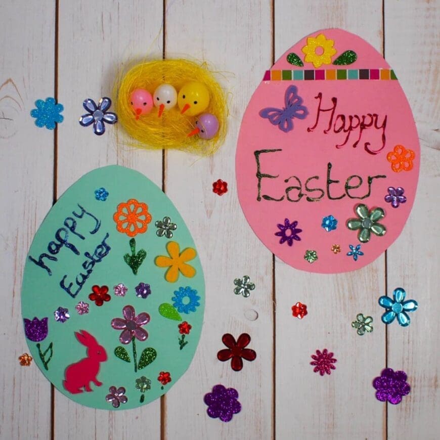 Invitation to Create and Decorate Paper Easter Eggs
