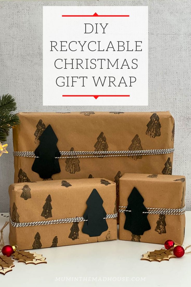 Make your own beautiful DIY Recyclable Christmas Gift Wrap and opt for an eco friendly Christmas. 