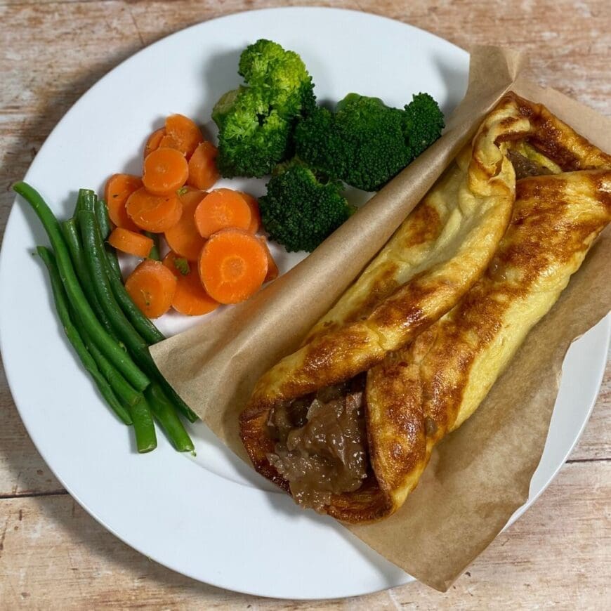 Yorkshire Pudding Wraps – A great way to use up leftovers