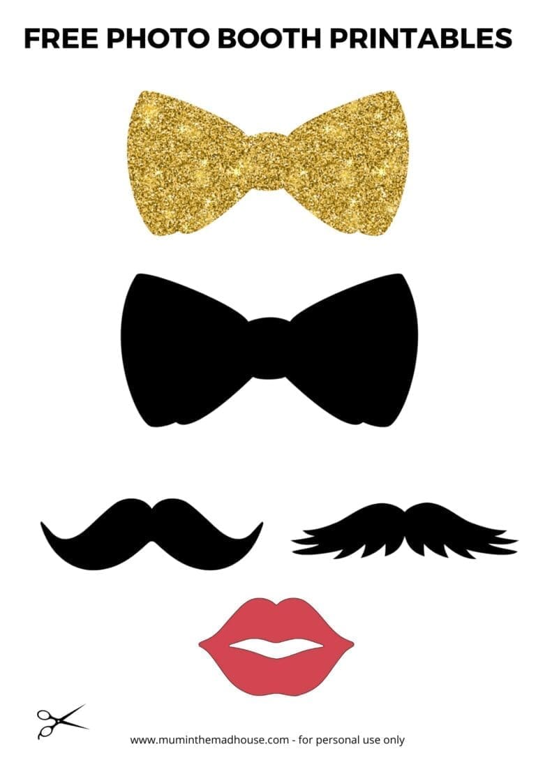 New Years Eve Photo Booth Printables - Mum In The Madhouse