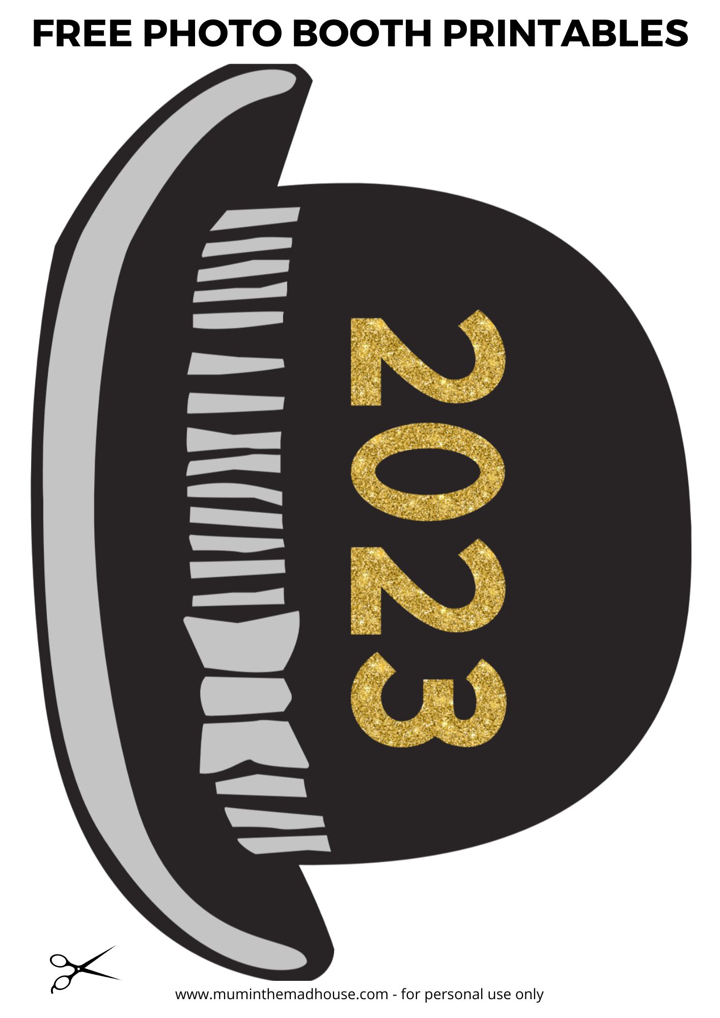 New Years Eve Photo Booth Printables - Mum In The Madhouse