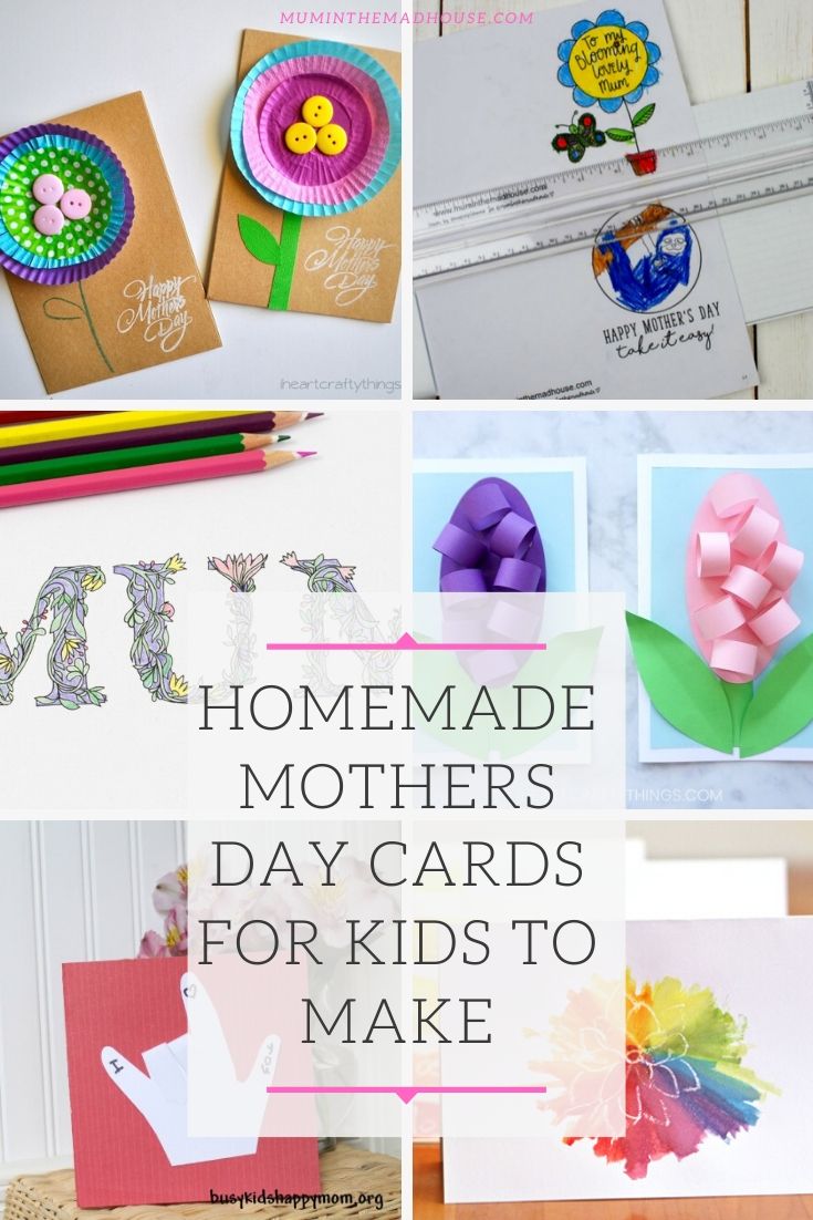 Homemade Mothers Day Cards For Kids To