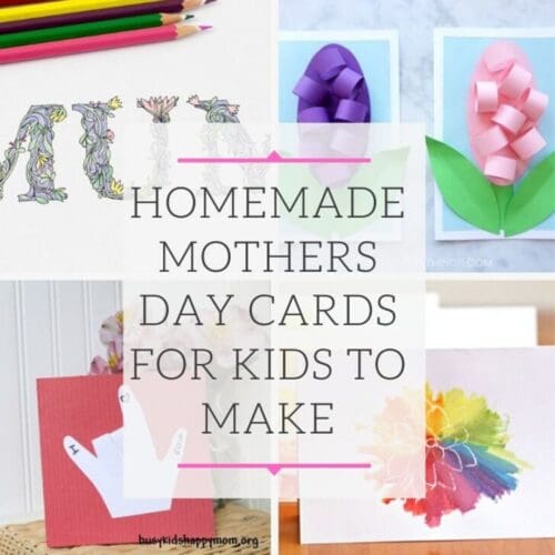 Homemade Mothers Day Cards for kids to make - Mum In The Madhouse