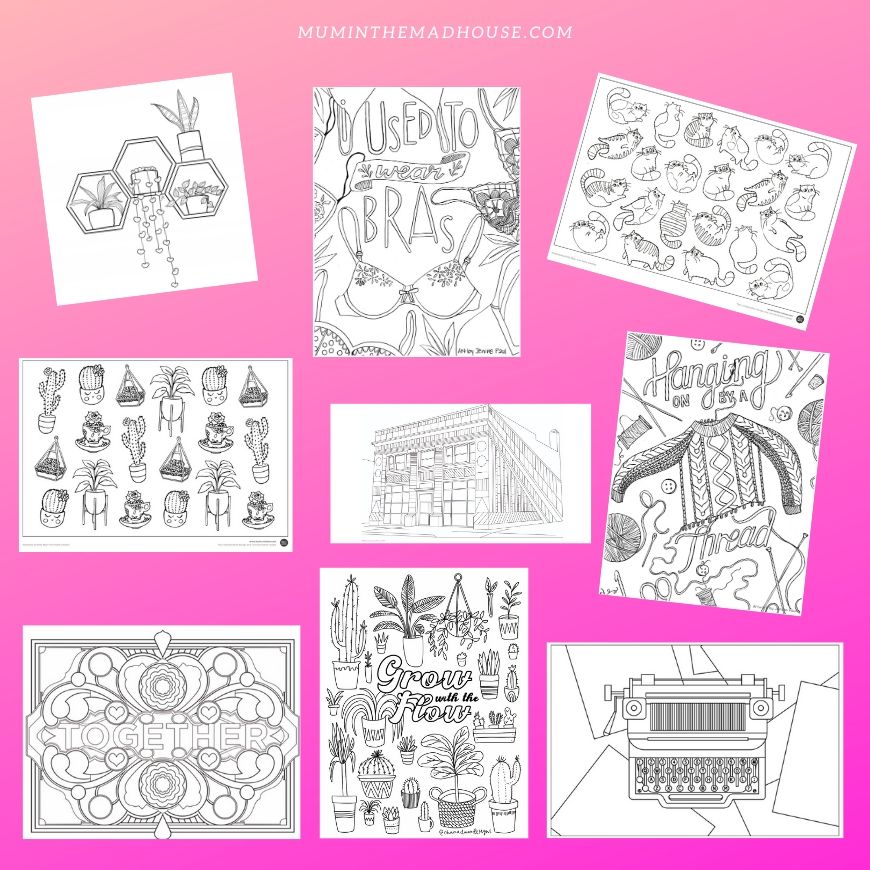 Fab downloadable Free Colouring Sheets
