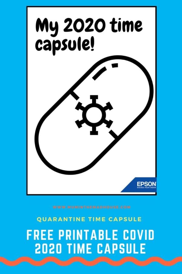 Lockdown 2020 Time Capsule Printable | Mum In The Madhouse