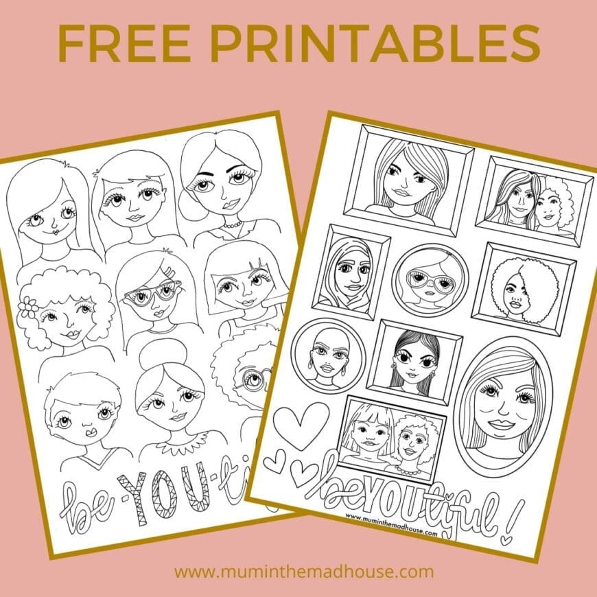 These fun free adult colouring sheets are perfect for when you need some downtime.  I love that they are full of diversity and will be so perfect for when you need to unwind.