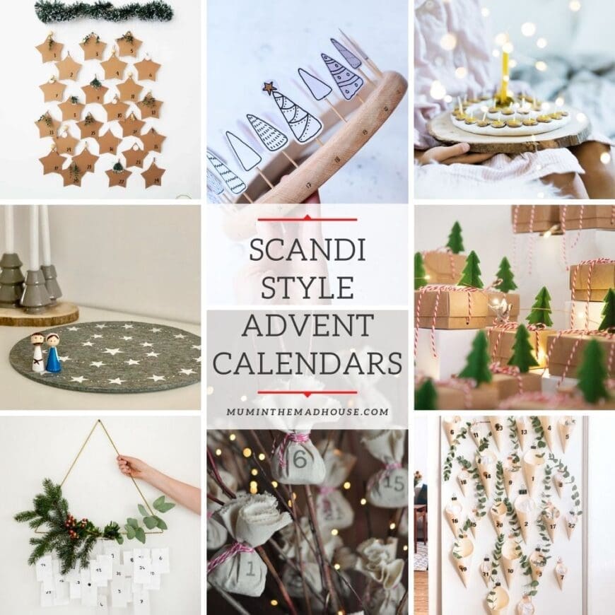 A Scandi Style DIY Advent Calendar the perfect DIY project this autumn. Below is our favourite Advent Calendars, Scandinavian style of course