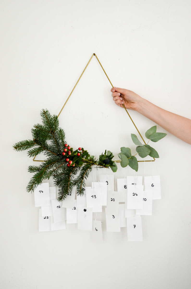 Simple Scandi Style DIY Advent Calendar