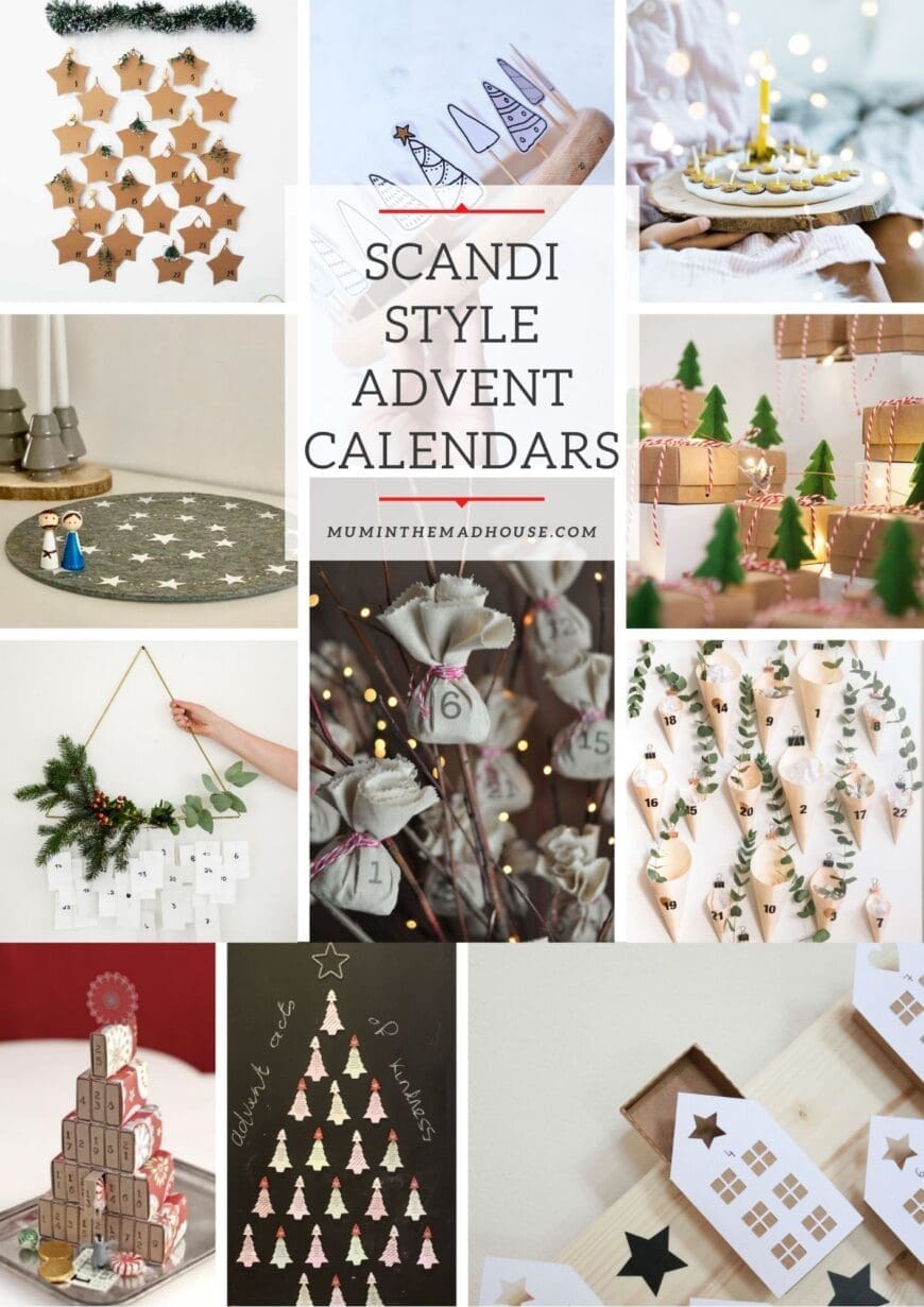 These Scandi Style DIY Advent Calendars are the perfect DIY project this autumn. Below is our favourite Advent Calendars, Scandinavian style of course