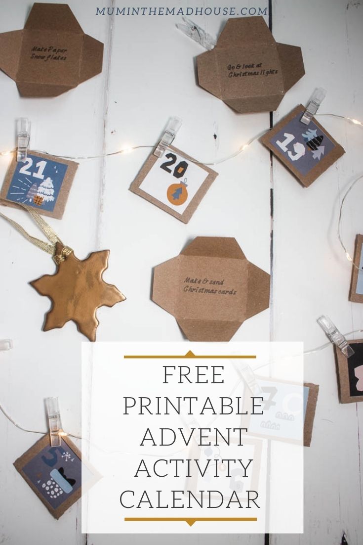 Celebrate the build up to Christmas with these fabulous advent calendar activities and printable Activity Advent Calendar. This really is the cutest way to pass the days during advent and to reinforce family at this special time of year. 
