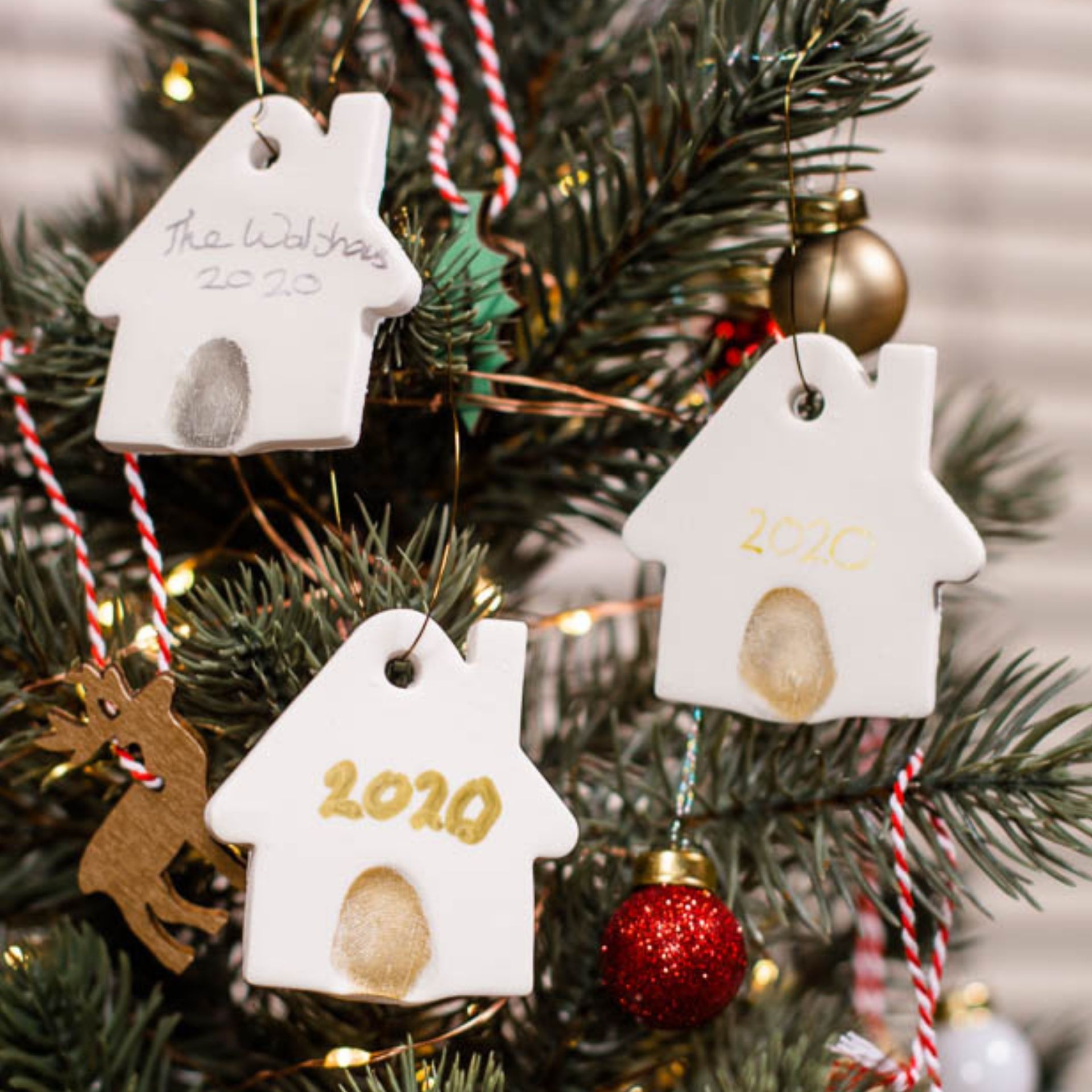 Simply Clay House Christmas Tree Decoration