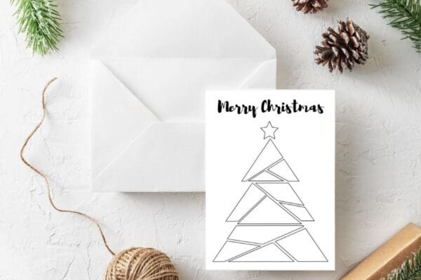 Free Printable Christmas cards to colour | Mum In The Madhouse