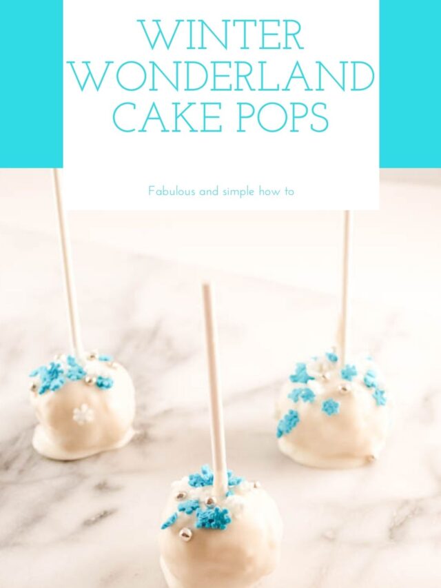 Winter Wonderland Cake Pops