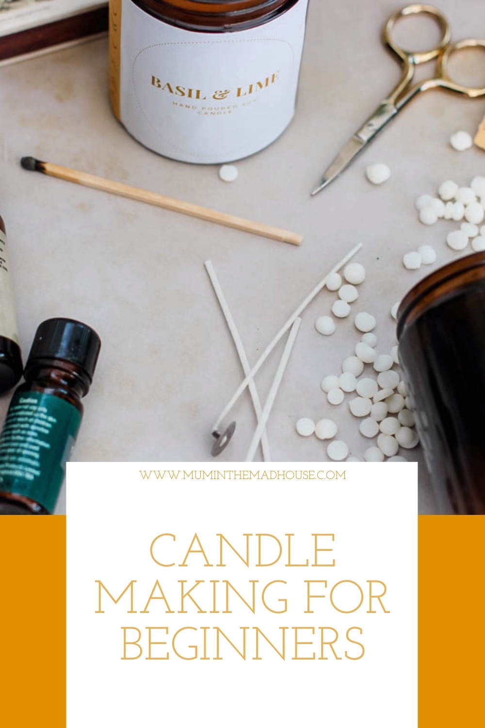 Ho to Make DIY Soy Wax Container Candles