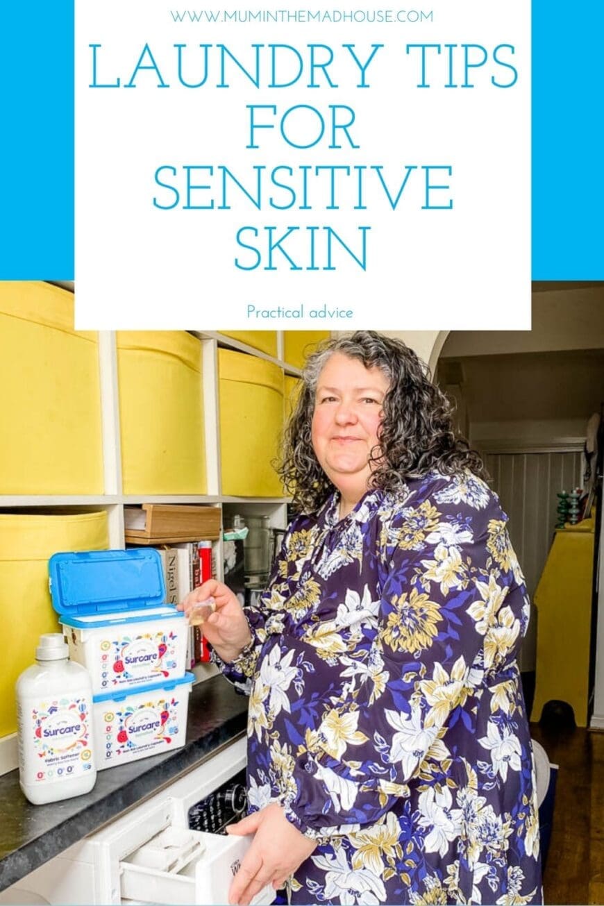 Here are our top laundry tips that will protect your families sensitive or eczema-prone skin. Laundry Tips for Sensitive Skin that every mum needs to know. 