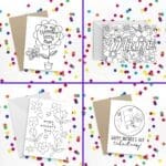 Free Printable Mother's Day Coloring Cards