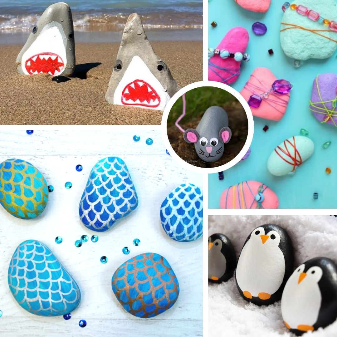 Simple Rock Painting Ideas for Kids - Mum In The Madhouse