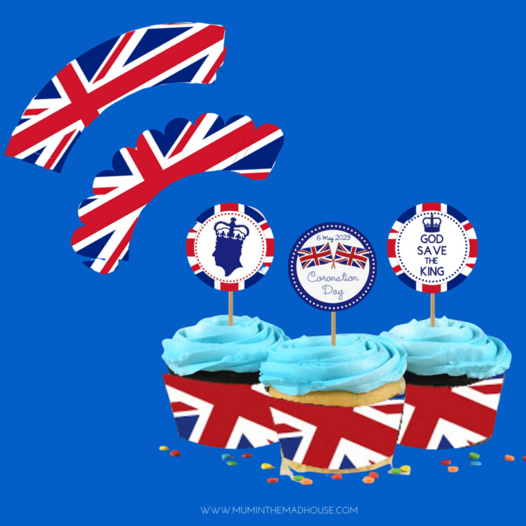 Union Jack Cupcake wrappers | Mum In The Madhouse