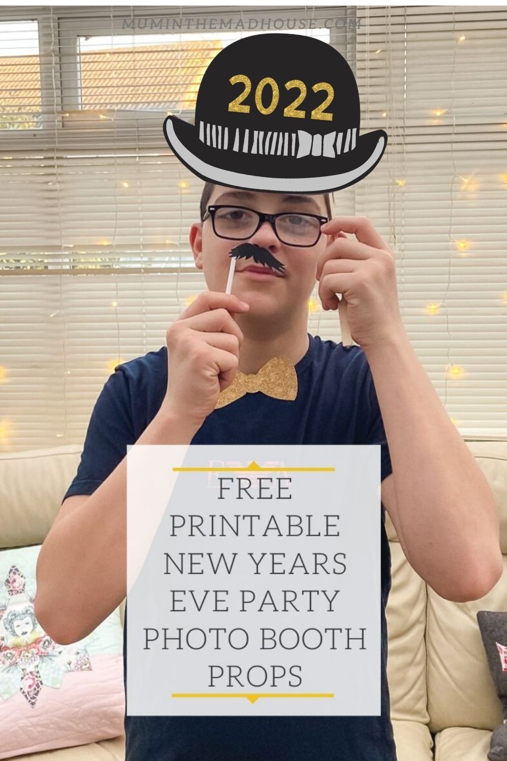 Free Printable New Years Eve Party Photo Booth Props Kids Fashion 