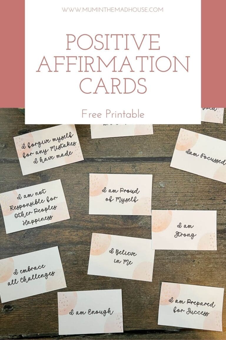 Free Printable Positive Affirmation Cards | Mum In The Madhouse