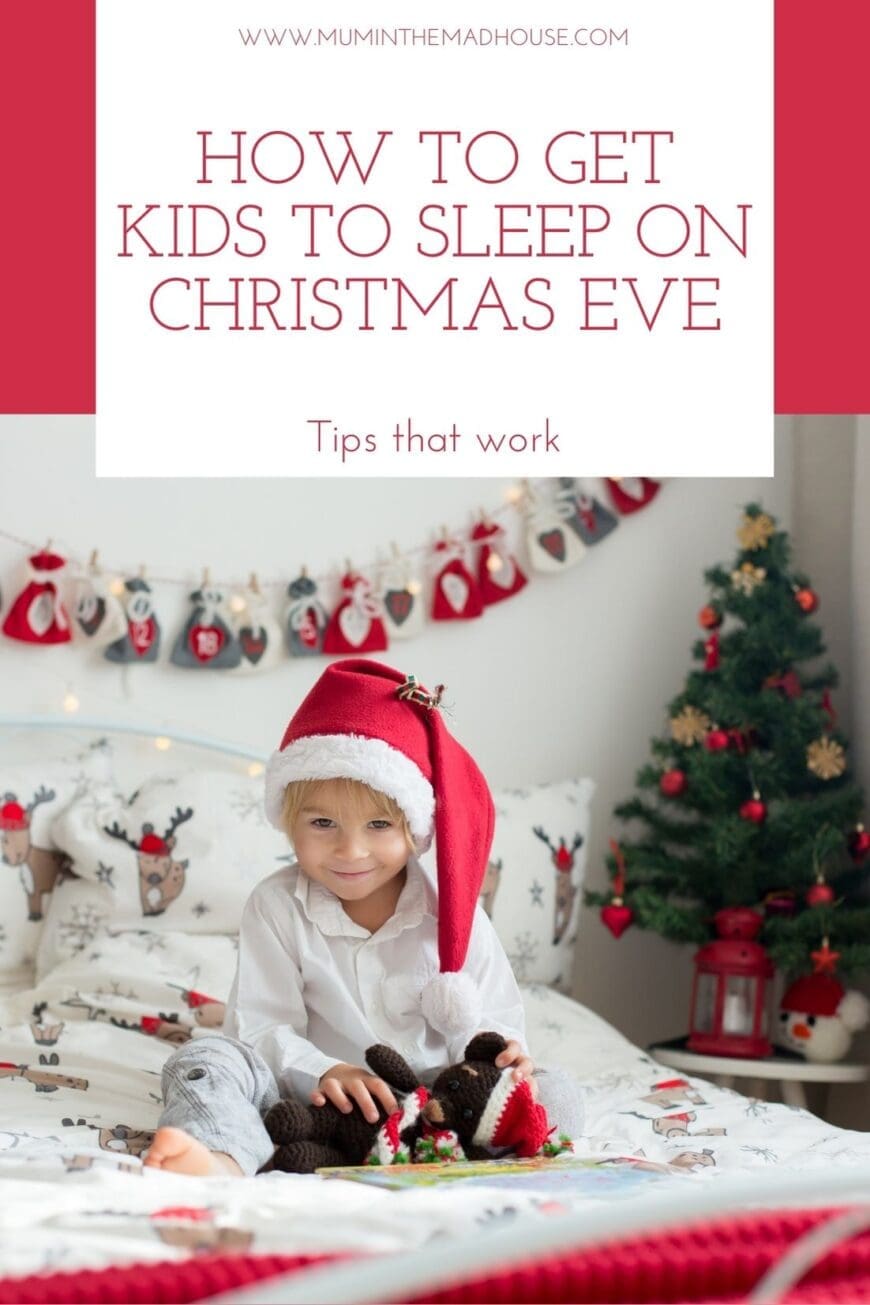 Getting kids to bed on a regular night is tough, but on the evenings before big events such as Christmas eve can feel pretty impossible, we share tips that work. 