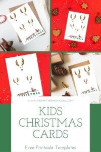 Free Printable Templates for Kids Christmas Cards | Mum In The Madhouse