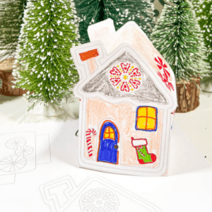 Printable 3D Gingerbread House Templates - Mum In The Madhouse