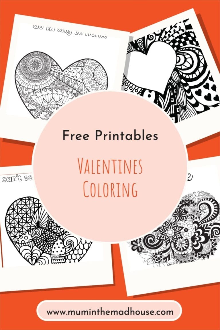 Free Printable Valentines Coloring Pages | Mum In The Madhouse