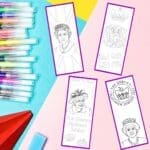 Platinum Jubilee Colouring Bookmarks