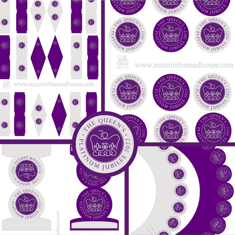 Free Printable Queen’s Platinum Jubilee Decorations | Mum In The Madhouse