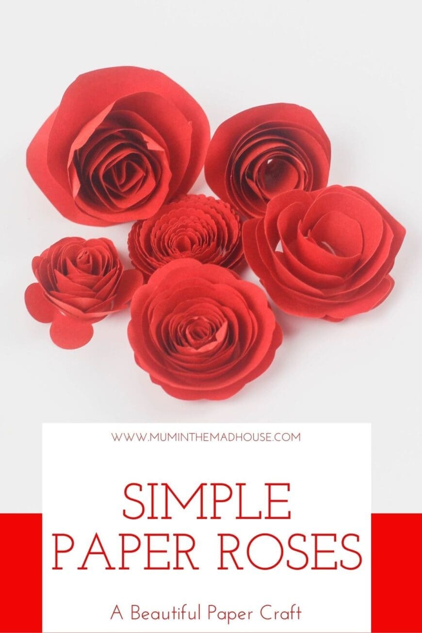 How to make a simple paper Rose