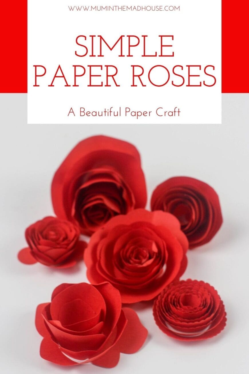 How to make a simple paper Rose